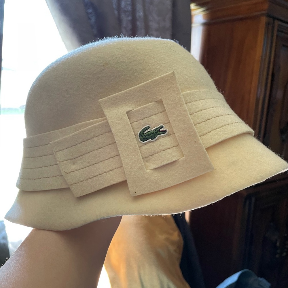Lacoste Wool Bucket Hat